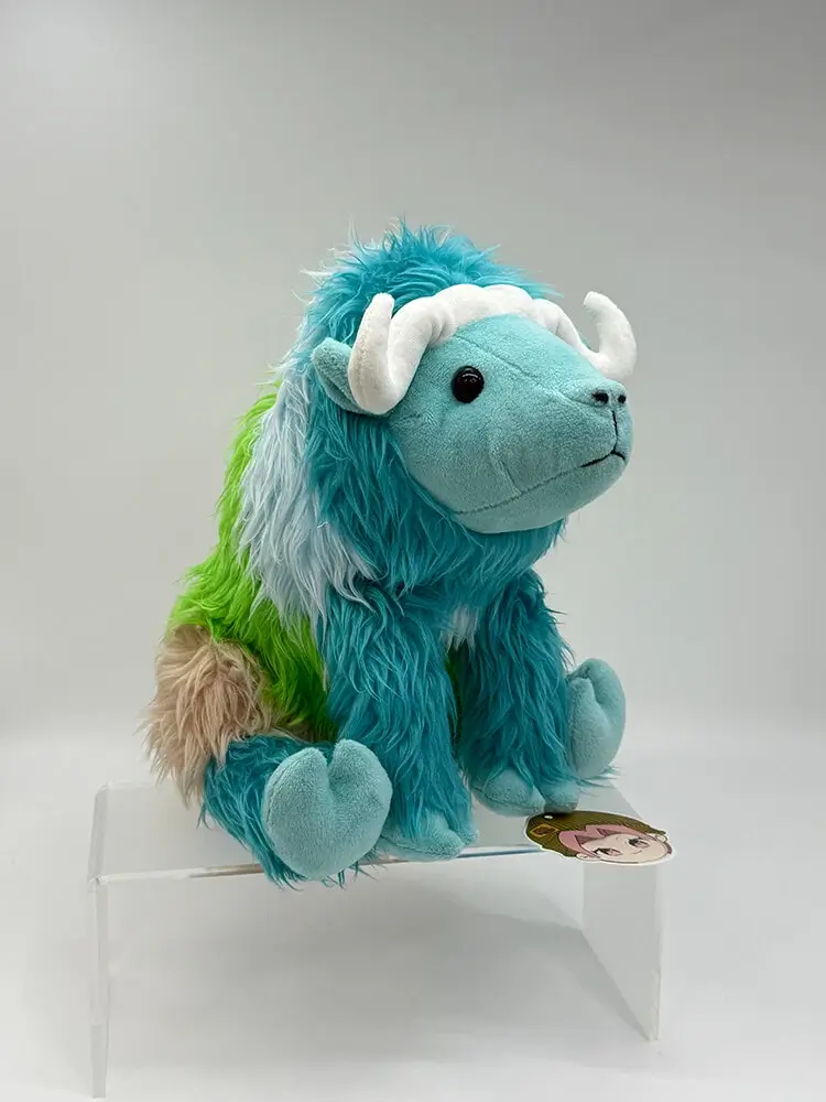 Mascot plush toy gradient sheep right front view