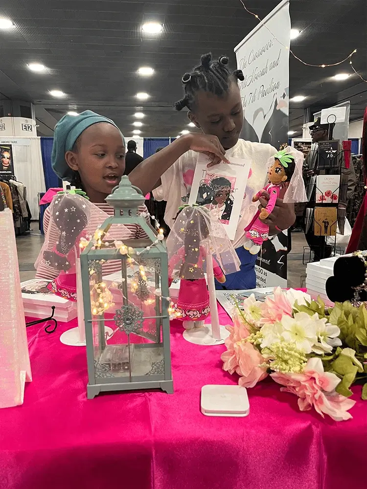 Young readers love the plush toys of the characters in the book.