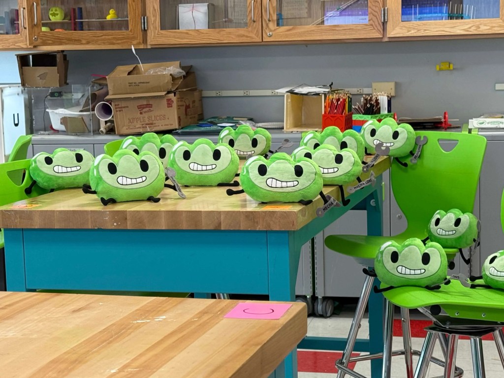 Mascot Plush Toy Holding a Fork