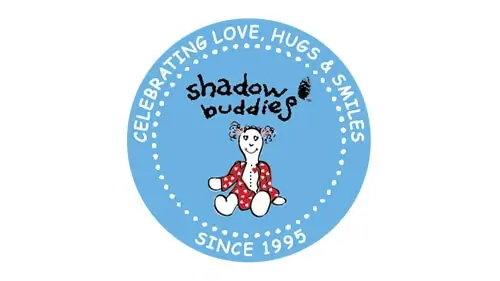 Custom plush toy customers shadow buddies logo